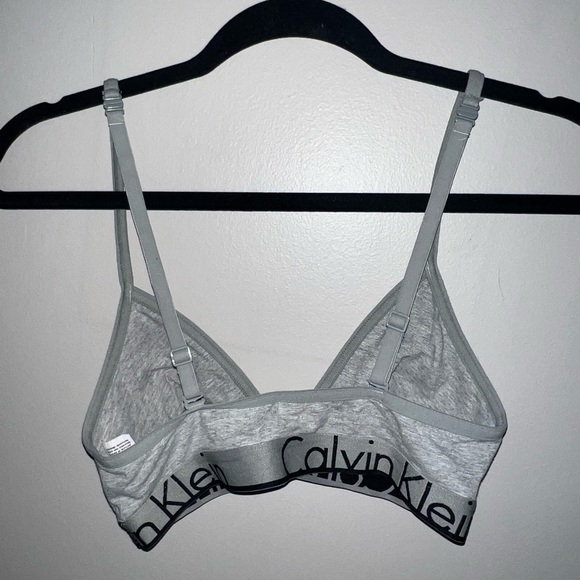 Calvin Klein Modern Cotton Unlined Triangle Bralette - Picture 2 of 3